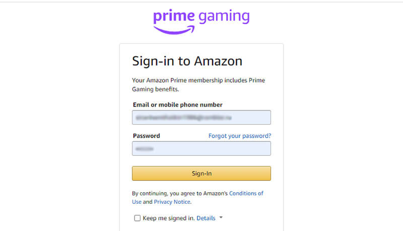 вход в аккаунт прайм гейминг вход в аккаунт прайм гейминг