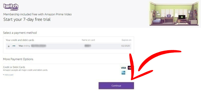 нажать continue завершить добавление карты нажать continue завершить добавление карты